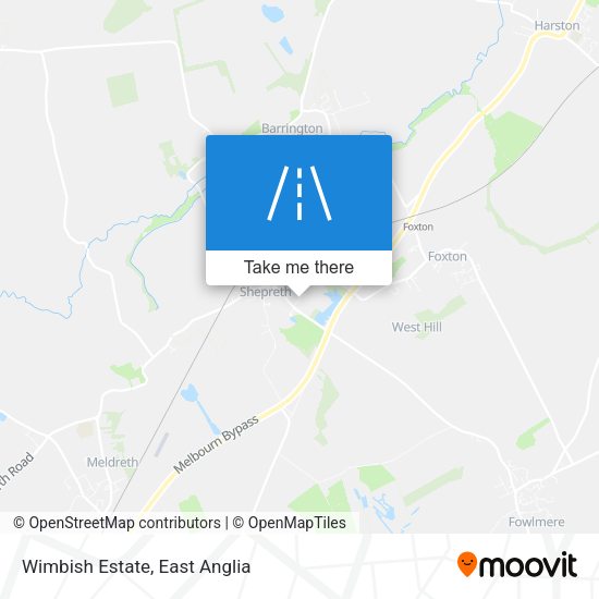 Wimbish Estate map