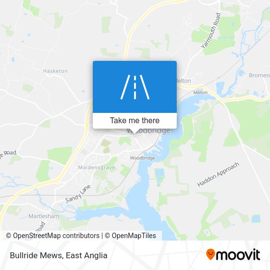 Bullride Mews map