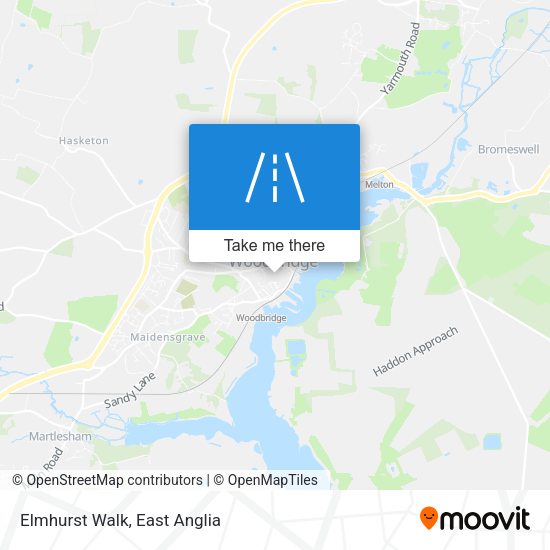 Elmhurst Walk map