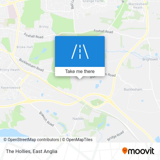 The Hollies map