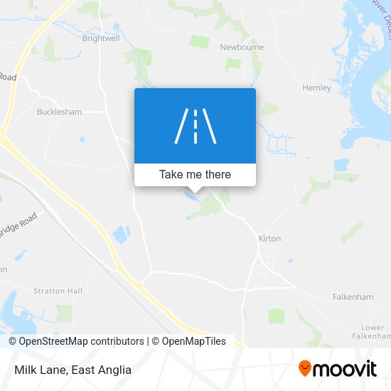 Milk Lane map