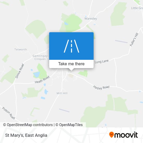 St Mary's map