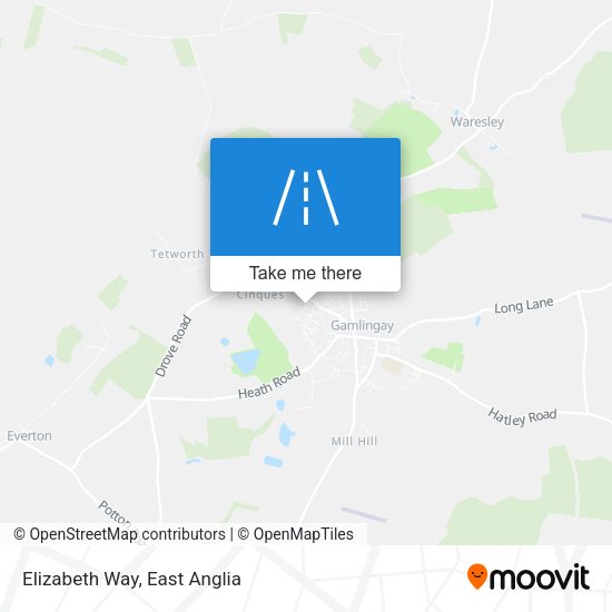 Elizabeth Way map