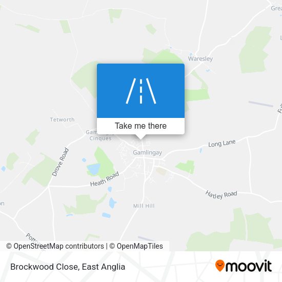 Brockwood Close map