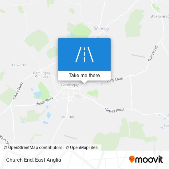 Church End map