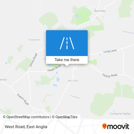 West Road map