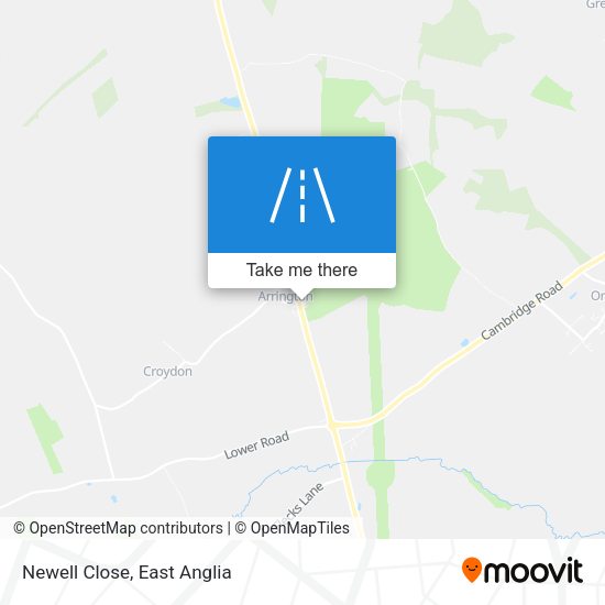 Newell Close map