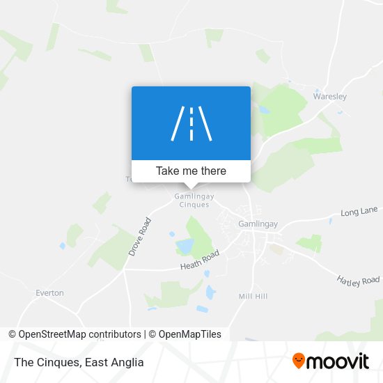 The Cinques map