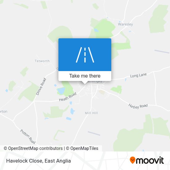 Havelock Close map