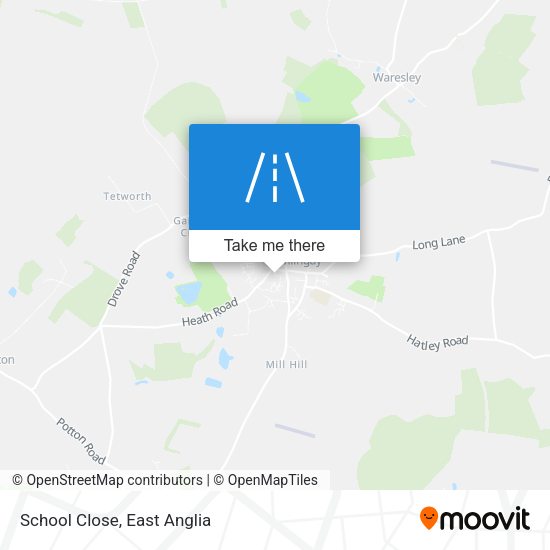 School Close map