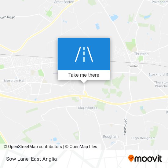 Sow Lane map