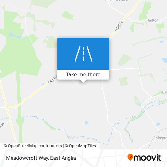 Meadowcroft Way map