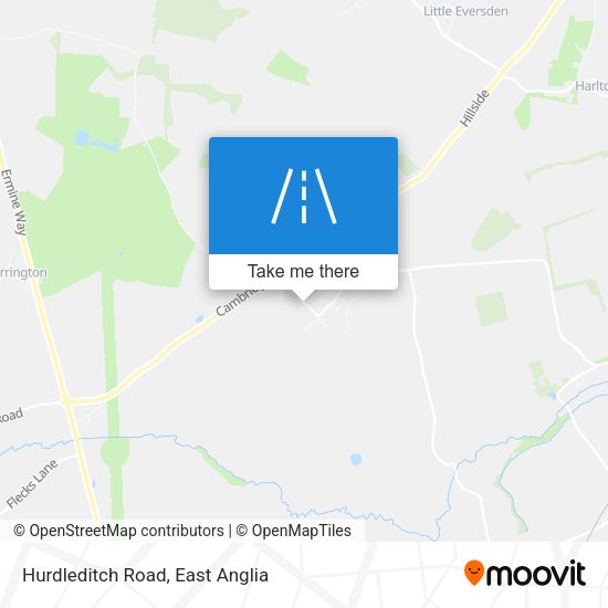 Hurdleditch Road map