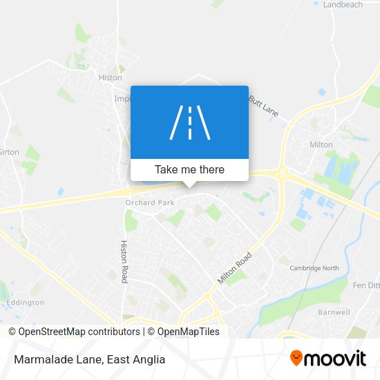 Marmalade Lane map