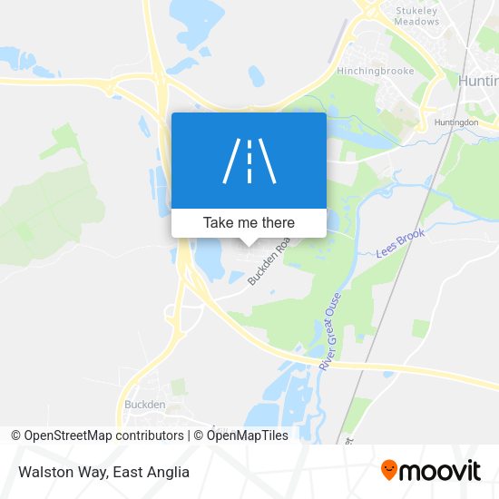 Walston Way map