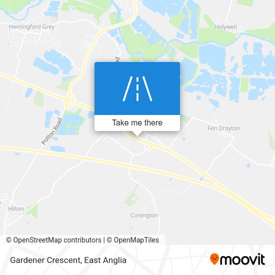 Gardener Crescent map