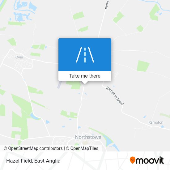 Hazel Field map