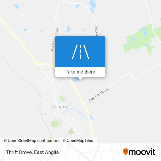 Thrift Drove map