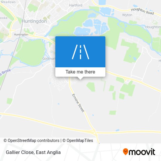 Gallier Close map