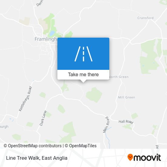 Line Tree Walk map