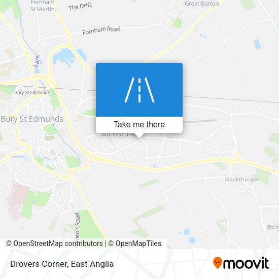 Drovers Corner map