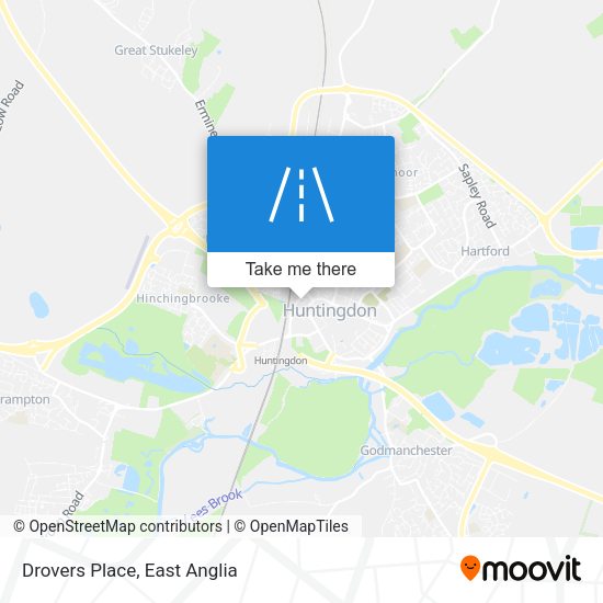 Drovers Place map