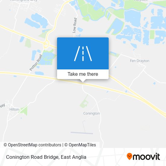 Conington Road Bridge map