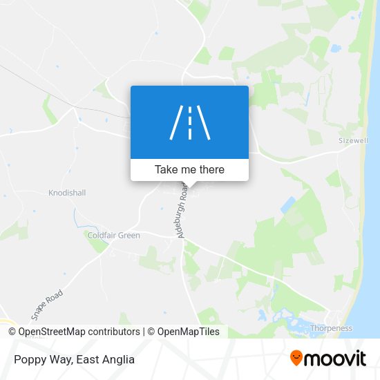 Poppy Way map