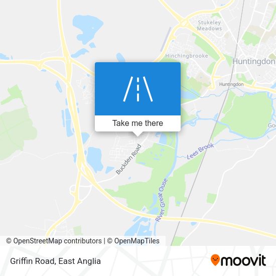 Griffin Road map