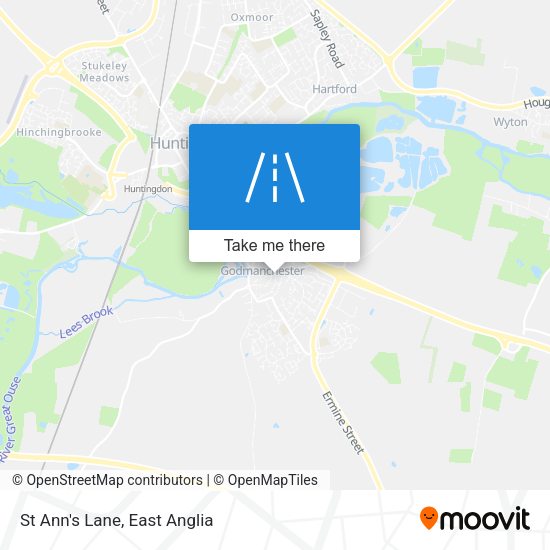 St Ann's Lane map