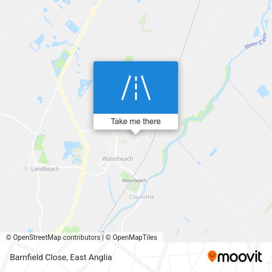 Barnfield Close map