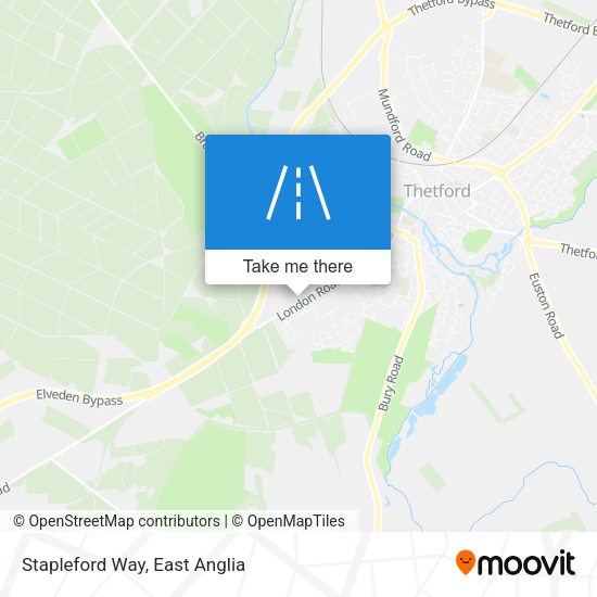 Stapleford Way map