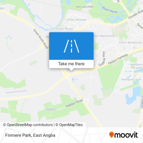 Finmere Park map