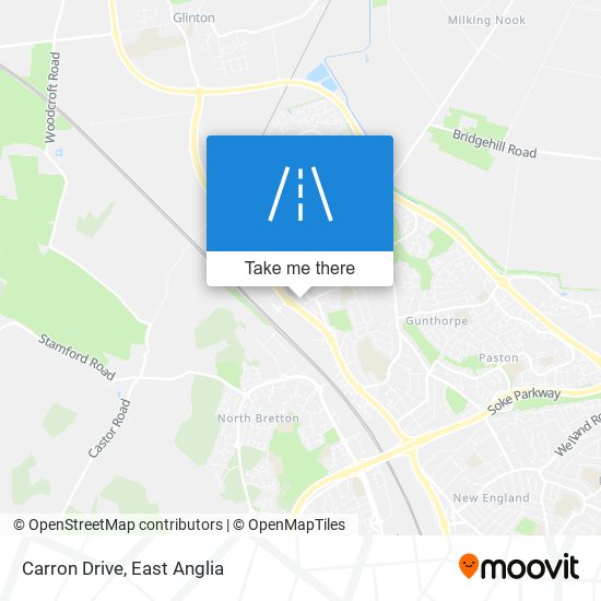 Carron Drive map