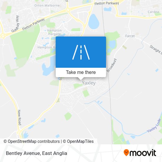 Bentley Avenue map