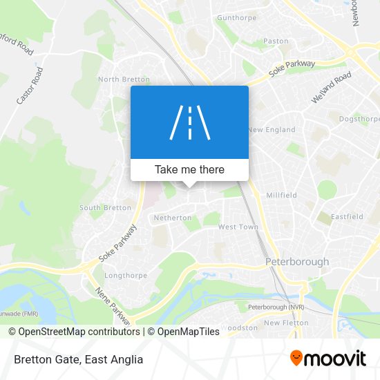 Bretton Gate map