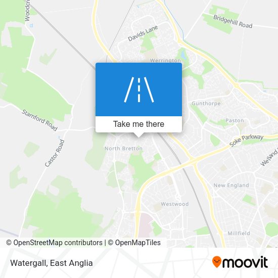 Watergall map