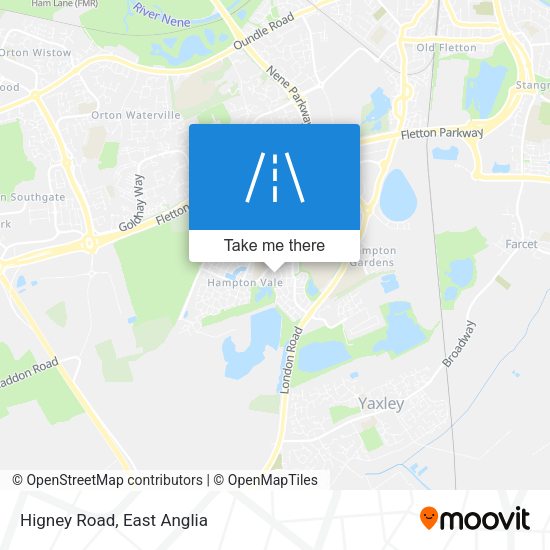 Higney Road map