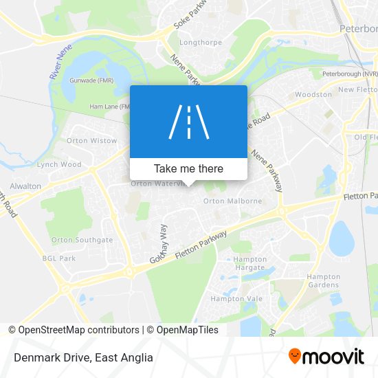 Denmark Drive map