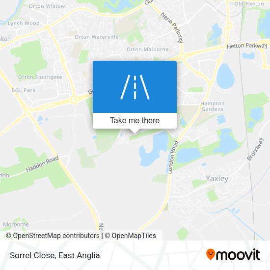 Sorrel Close map