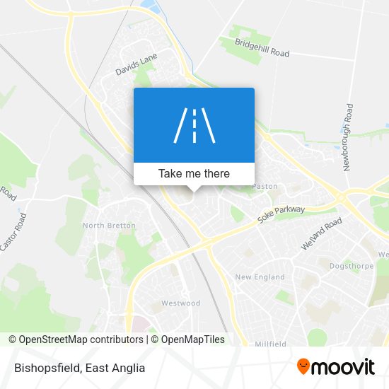 Bishopsfield map