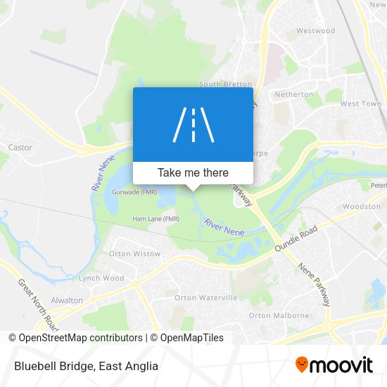 Bluebell Bridge map