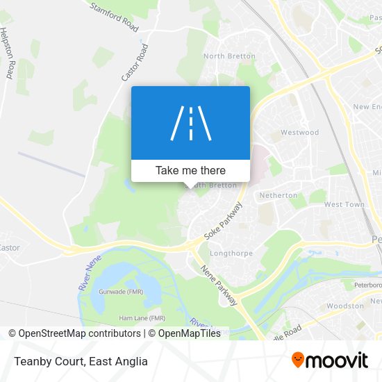 Teanby Court map