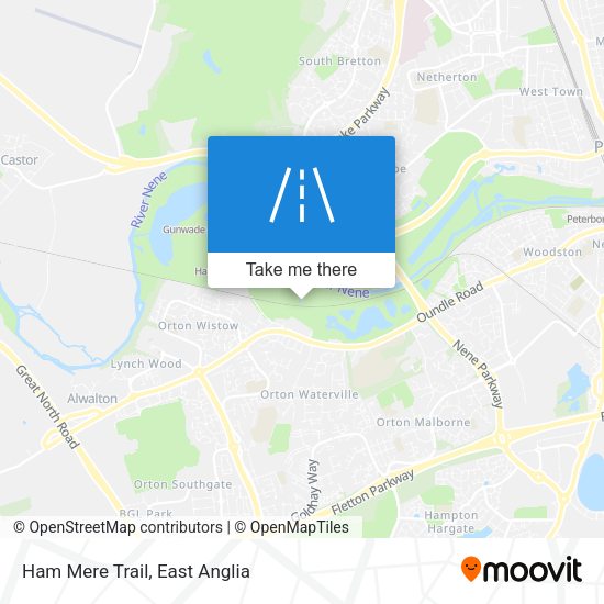 Ham Mere Trail map