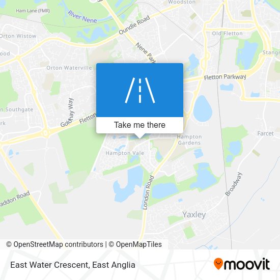 East Water Crescent map