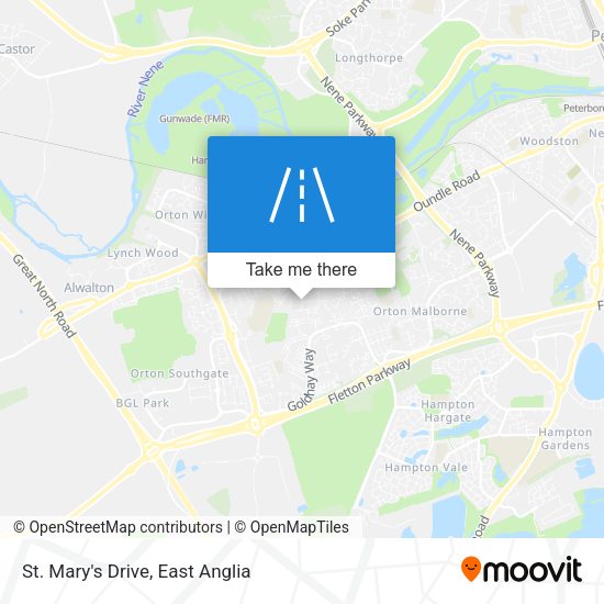St. Mary's Drive map