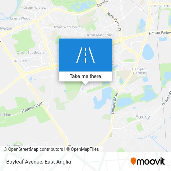 Bayleaf Avenue map