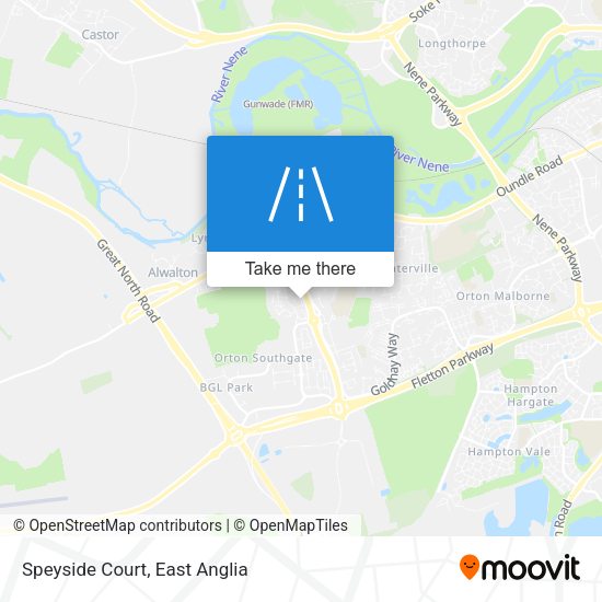 Speyside Court map
