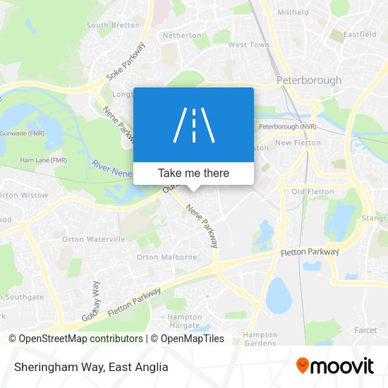 Sheringham Way map