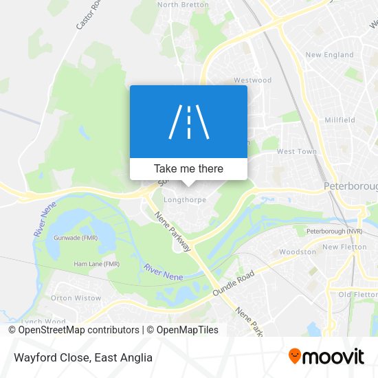 Wayford Close map